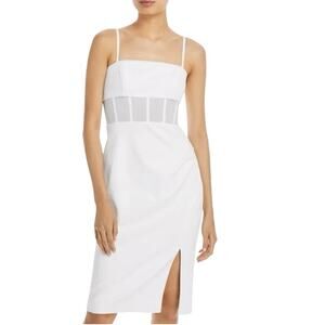 BCBGMAXAZRIA | White Dress Size 6 Bachelorette Bridal Shower LWD Bride
